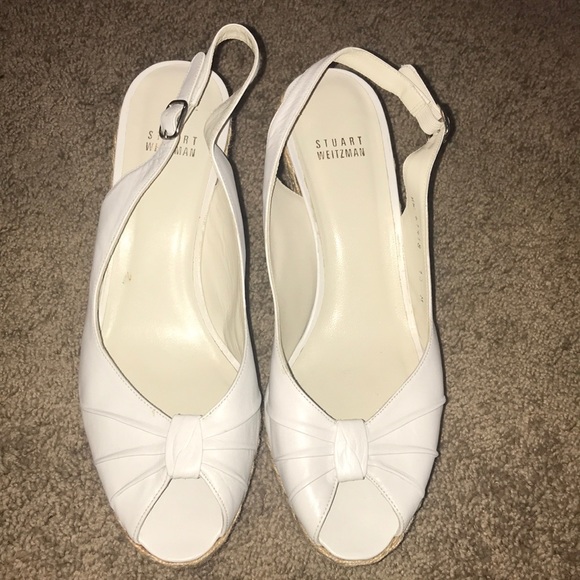 White Corc Wedge - Picture 2 of 3